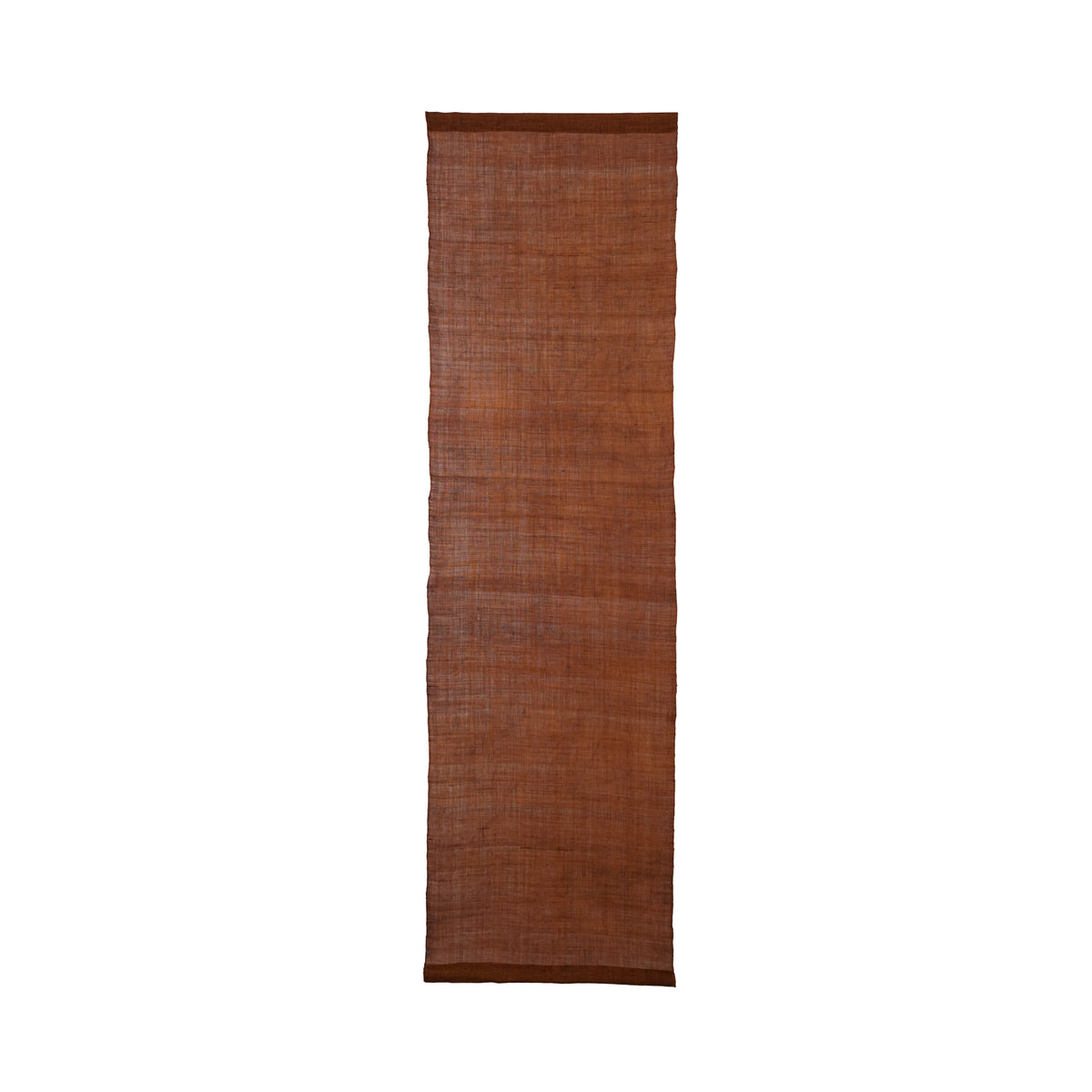 Ramie Cloth Panel — Rust Umber