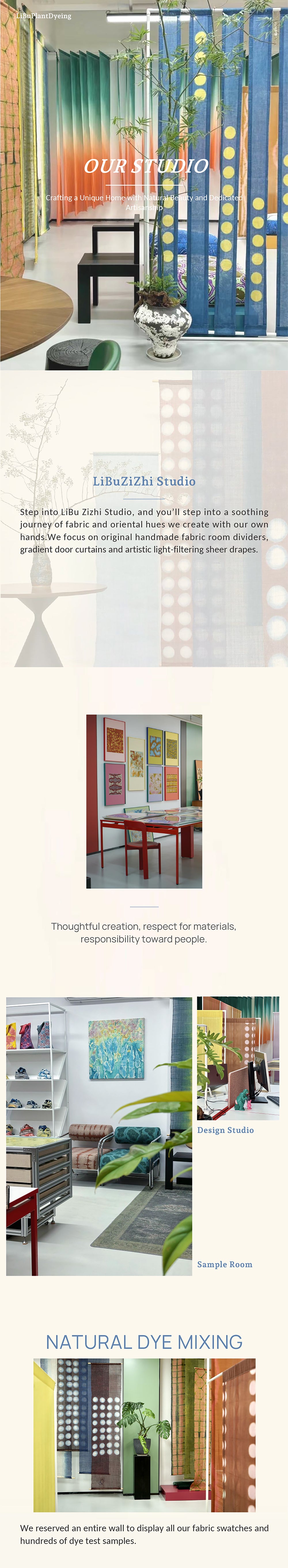 LiBu studio space full-width artwork image