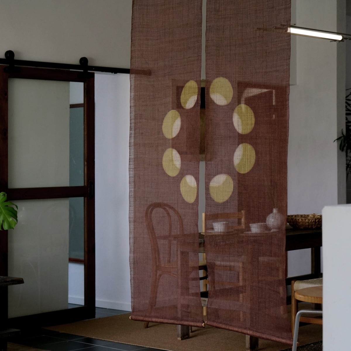 Ramie Cloth Panel — Chestnut Ring