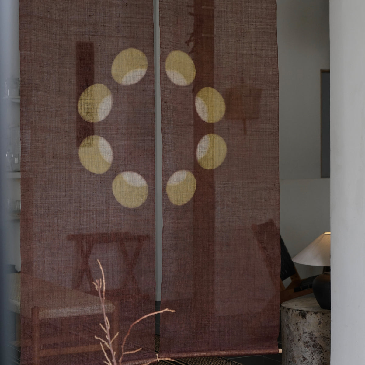 Ramie Cloth Panel — Chestnut Ring