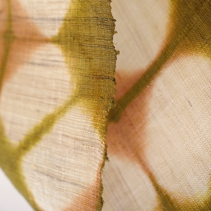 Ramie Cloth Panel — Ochre Duo