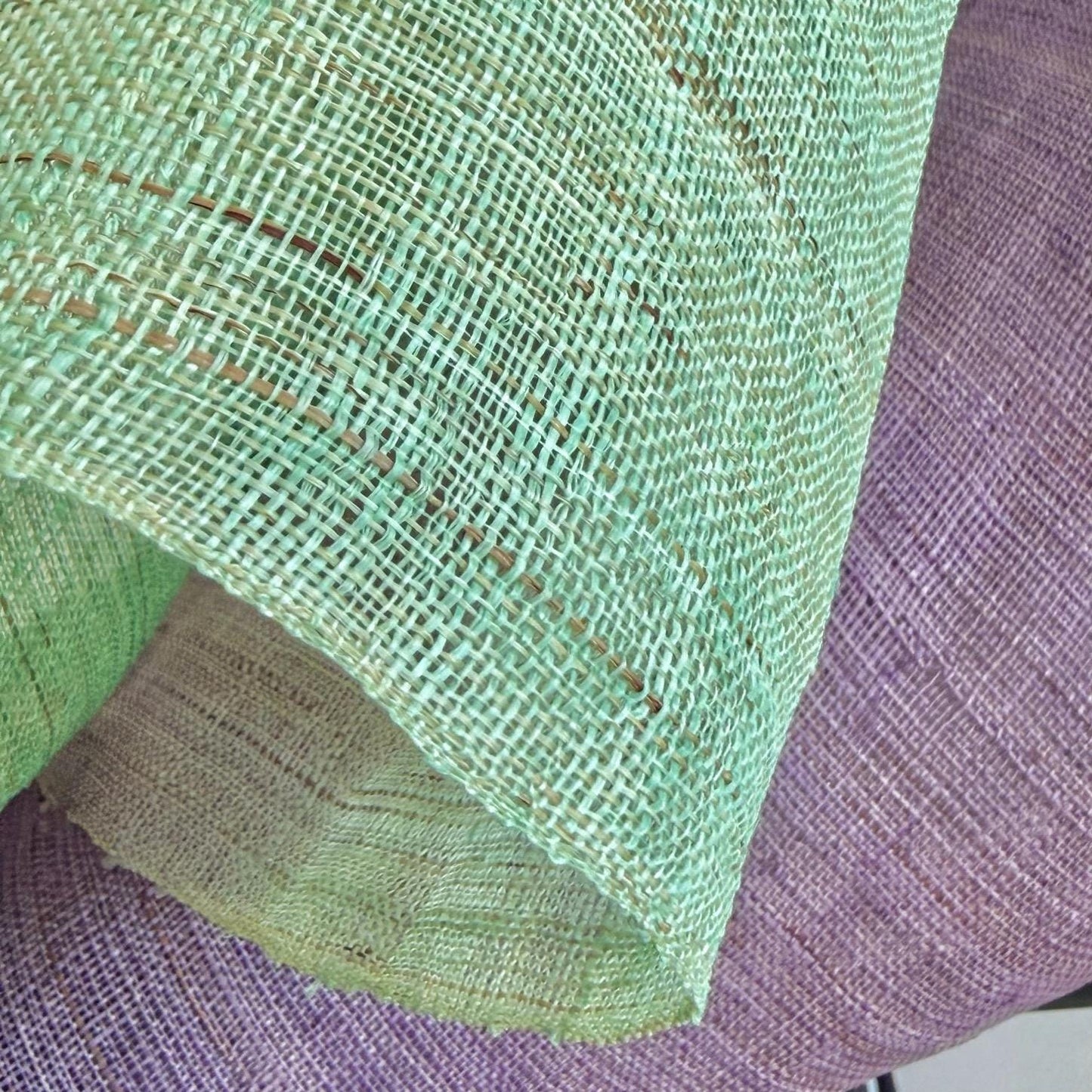 alternate view of Ramie Ombre — Violet Mist in a styled interior