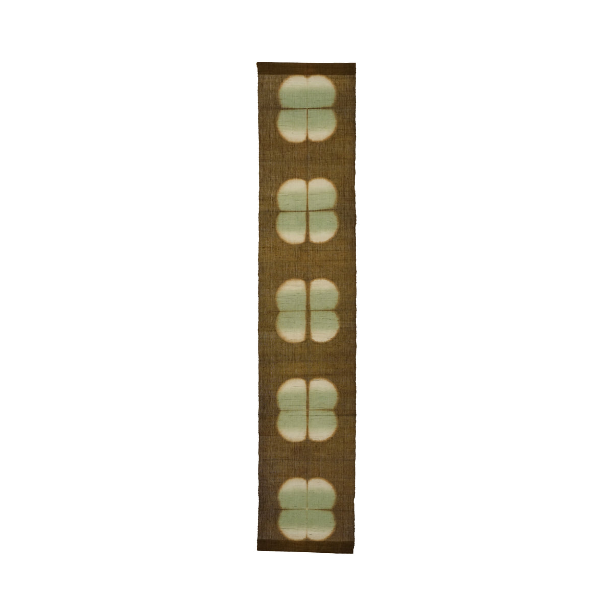 Schmaler Wandbehang aus Ramie – Field Grid