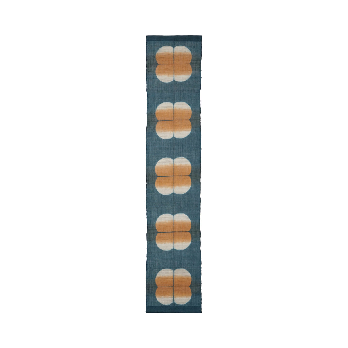 Schmaler Wandbehang aus Ramie – Field Grid