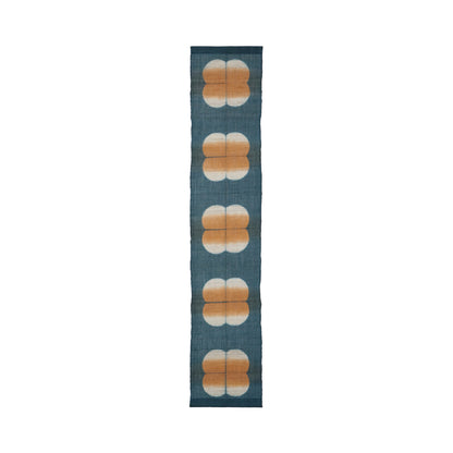 Schmaler Wandbehang aus Ramie – Field Grid