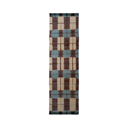 Ramie Cloth Panel — Teal Umber