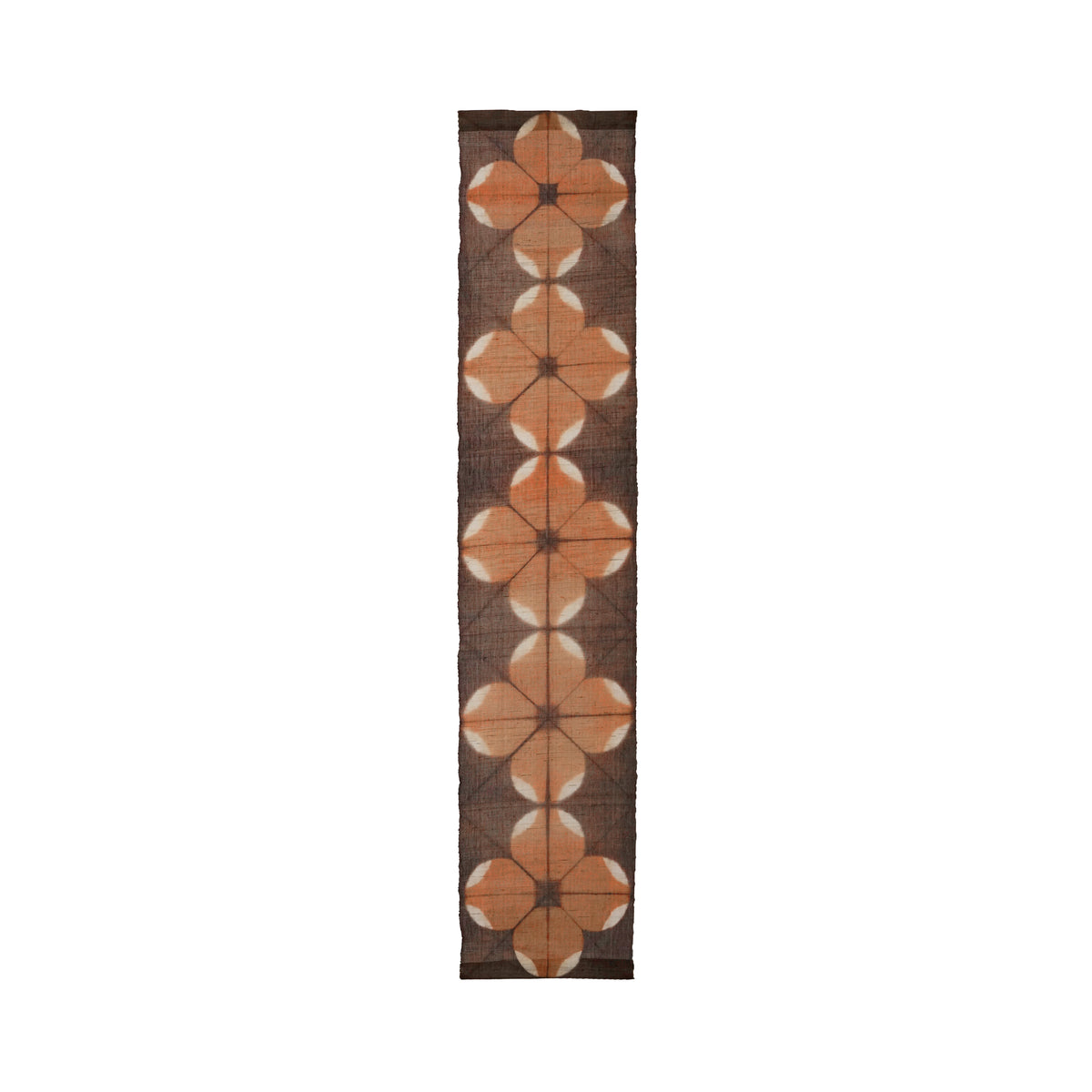 Schmaler Wandbehang aus Ramie – Field Grid