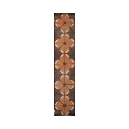 Schmaler Wandbehang aus Ramie – Field Grid