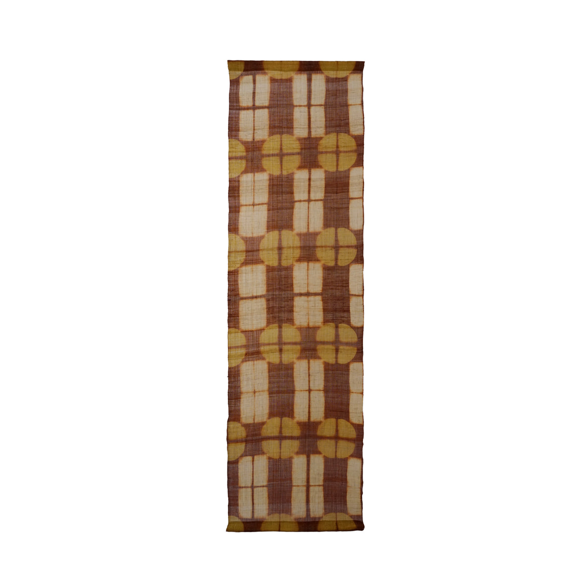 Ramie Cloth Panel — Rust Umber