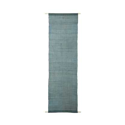 Ramie Cloth Panel — Teal Umber