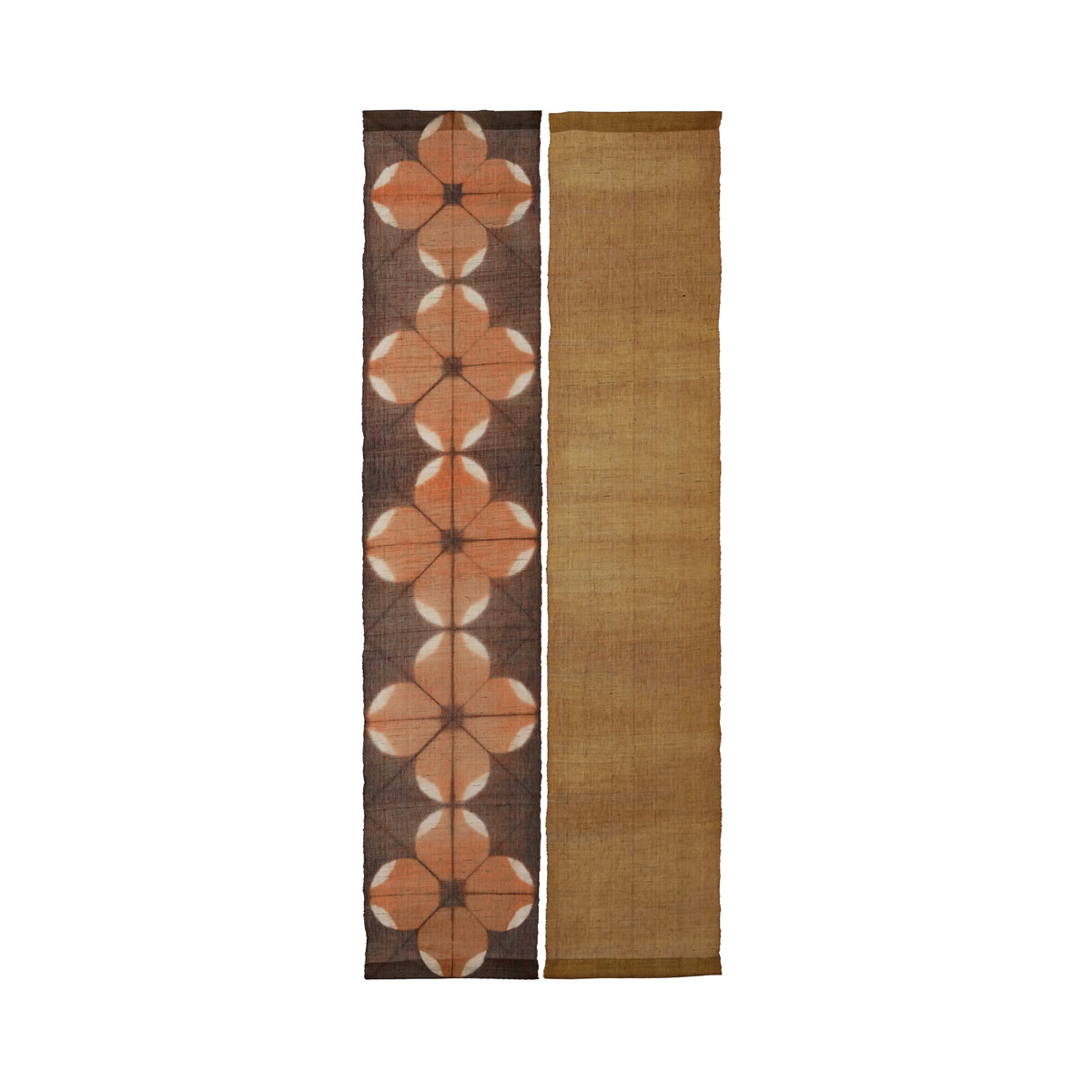 Schmaler Wandbehang aus Ramie – Field Grid