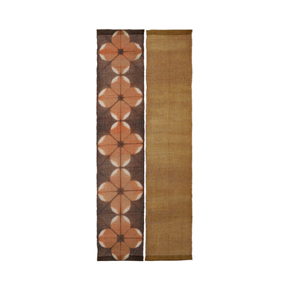 Schmaler Wandbehang aus Ramie – Field Grid