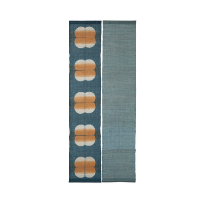 Schmaler Wandbehang aus Ramie – Field Grid