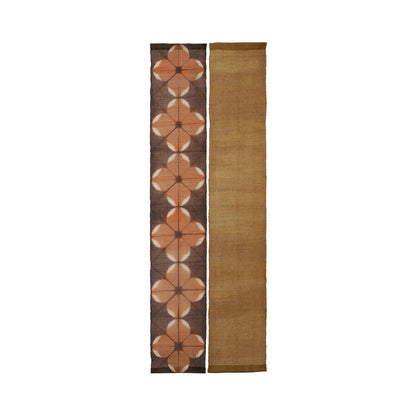 Schmaler Wandbehang aus Ramie – Field Grid