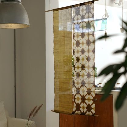 Ramie Cloth Panel — Earth Pair