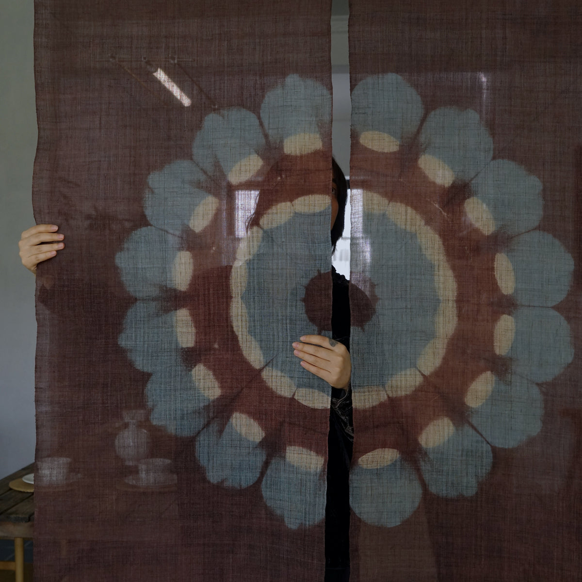 Ramie Cloth Panel — Dove Ring
