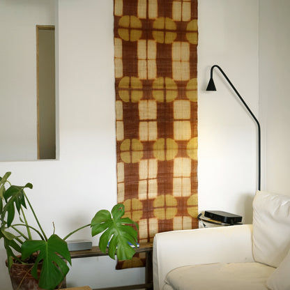 Ramie Cloth Panel — Rust Umber