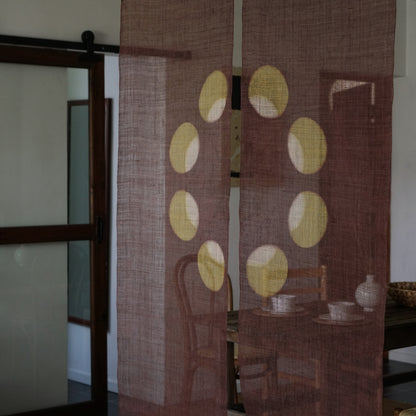 Ramie Cloth Panel — Chestnut Ring