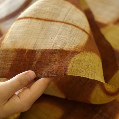 Ramie Cloth Panel — Rust Umber
