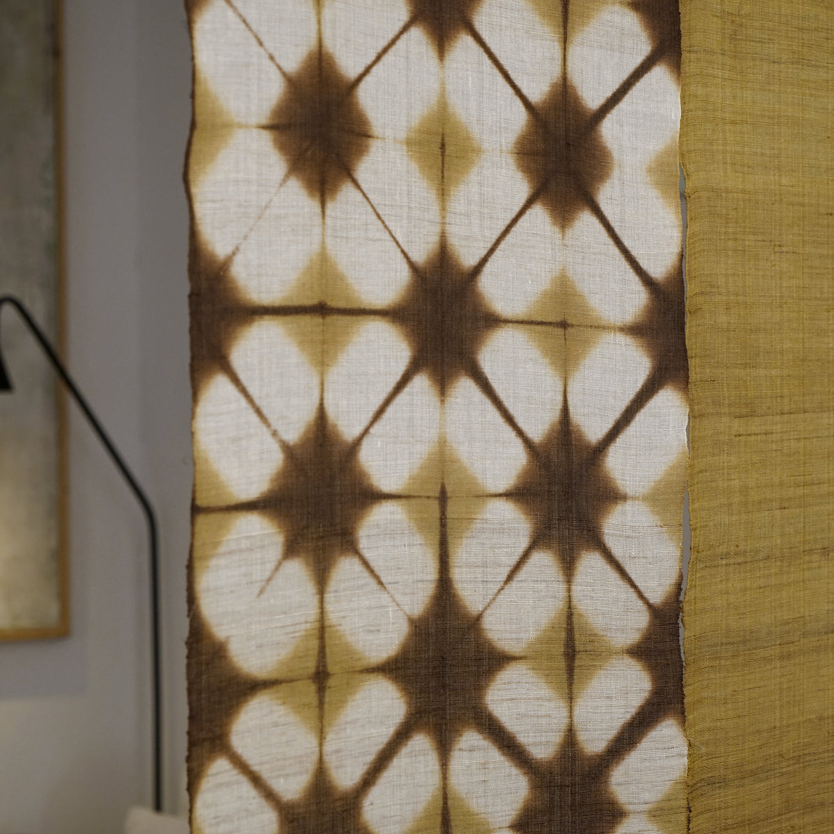 Ramie Cloth Panel — Earth Pair