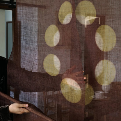 Ramie Cloth Panel — Chestnut Ring