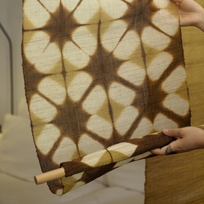 Ramie Cloth Panel — Earth Pair
