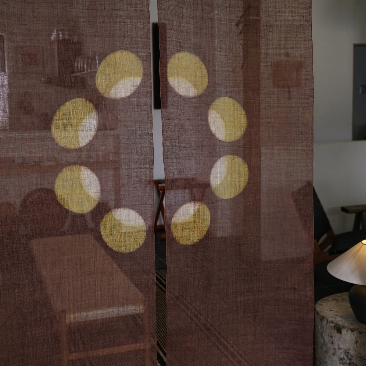 Ramie Cloth Panel — Chestnut Ring