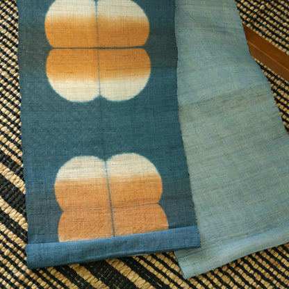 Schmaler Wandbehang aus Ramie – Field Grid