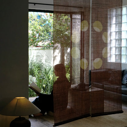 Ramie Cloth Panel — Chestnut Ring
