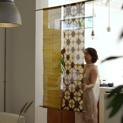 Ramie Cloth Panel — Earth Pair