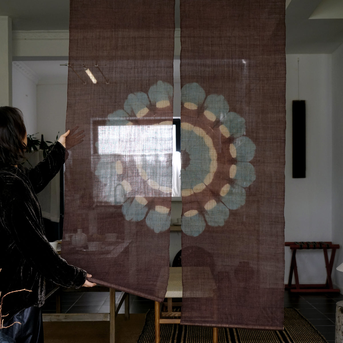 Ramie Cloth Panel — Dove Ring