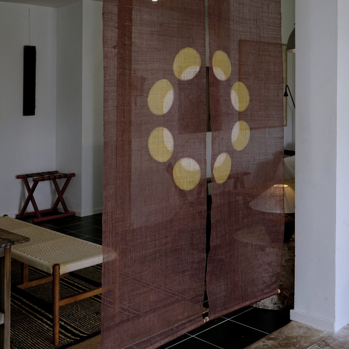 Ramie Cloth Panel — Chestnut Ring