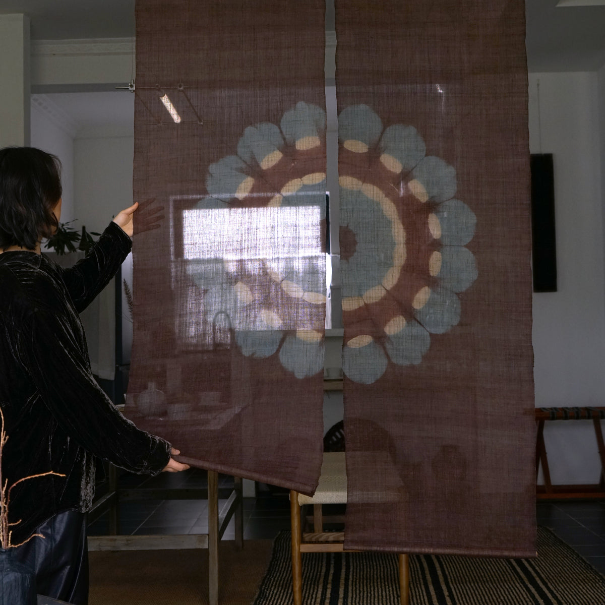 Ramie Cloth Panel — Dove Ring