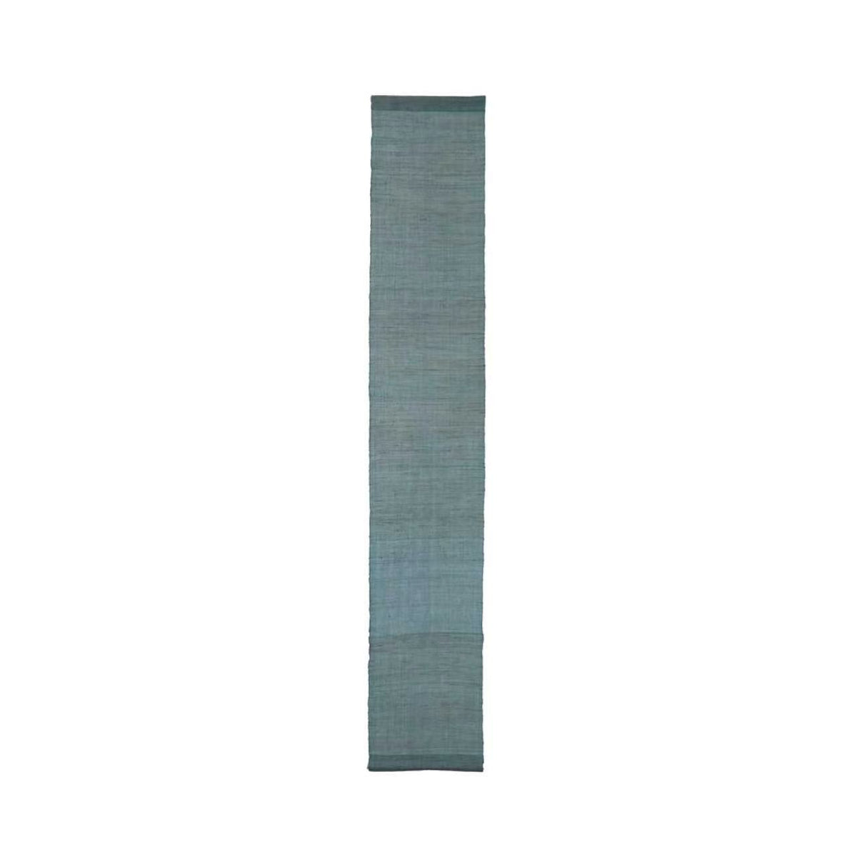 Schmaler Wandbehang aus Ramie – Field Grid