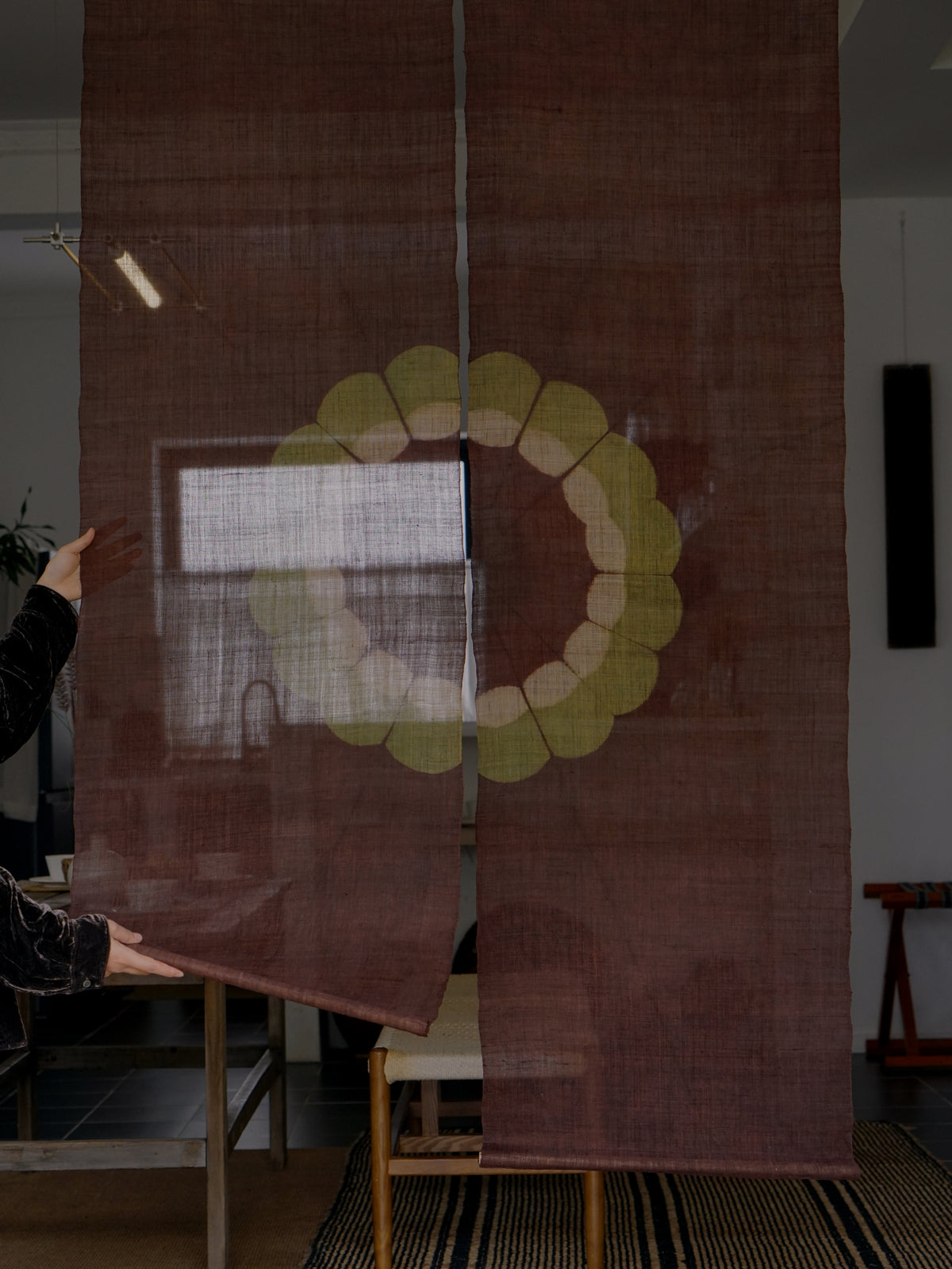 Ramie Cloth Panel — Kernel Ring