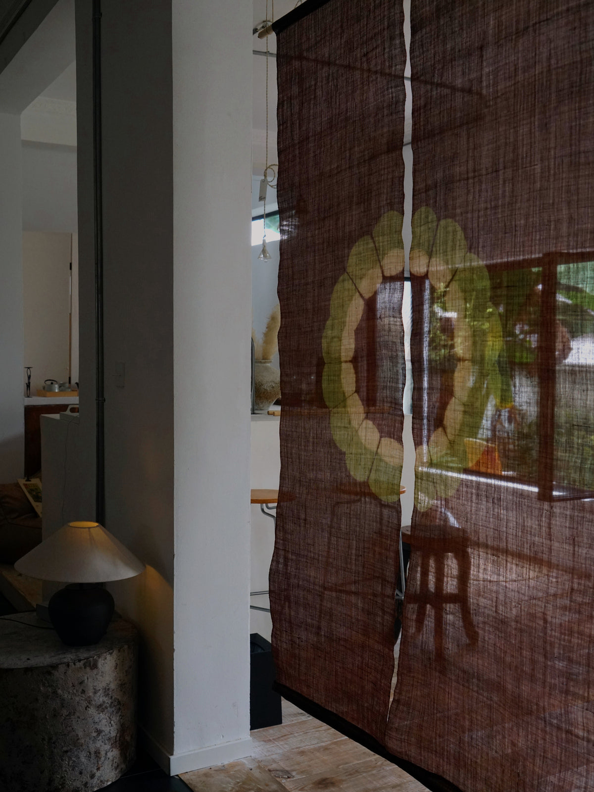 Ramie Cloth Panel — Kernel Ring