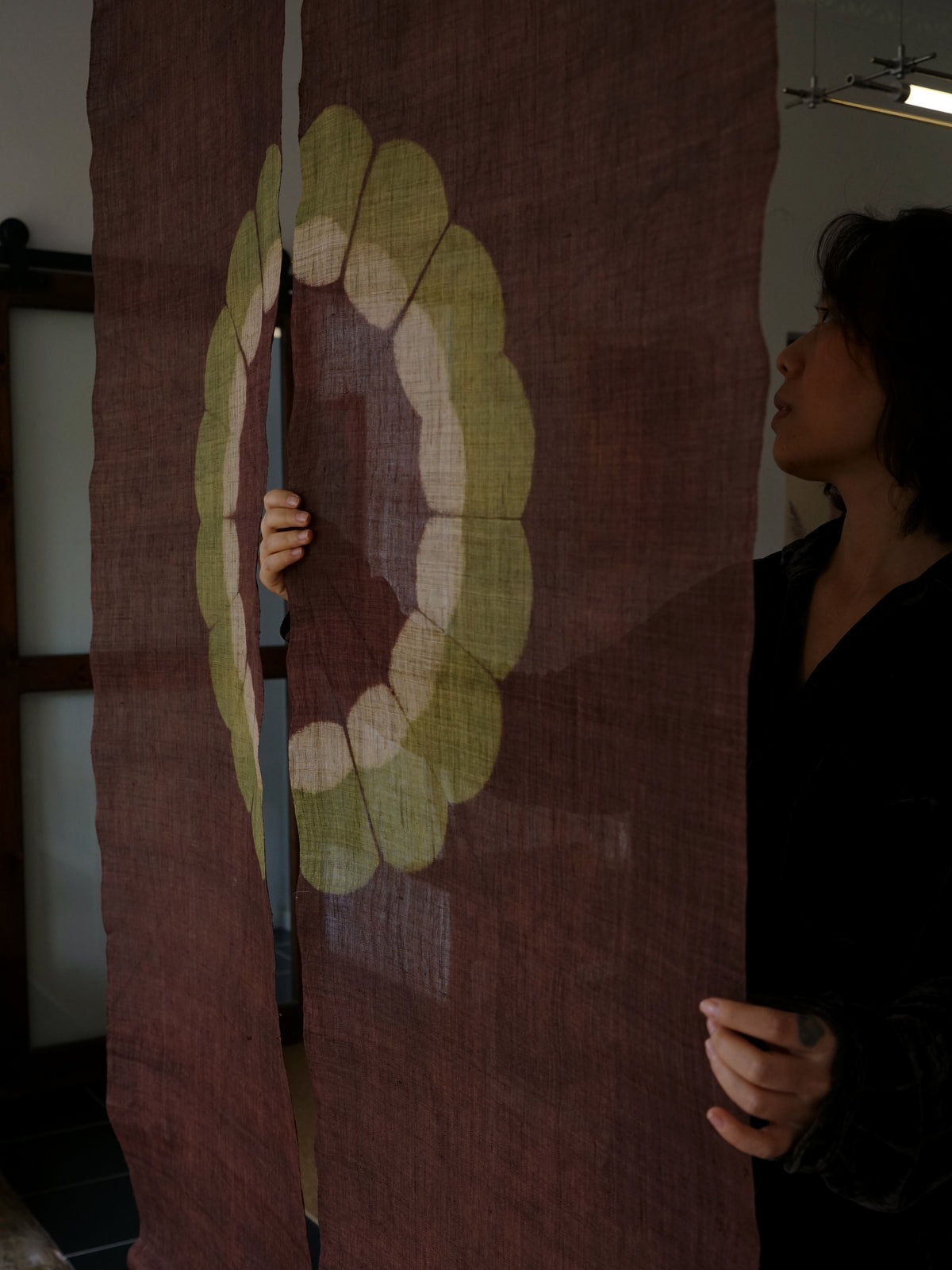 Ramie Cloth Panel — Kernel Ring