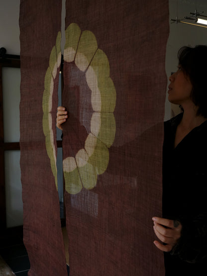 Ramie Cloth Panel — Kernel Ring
