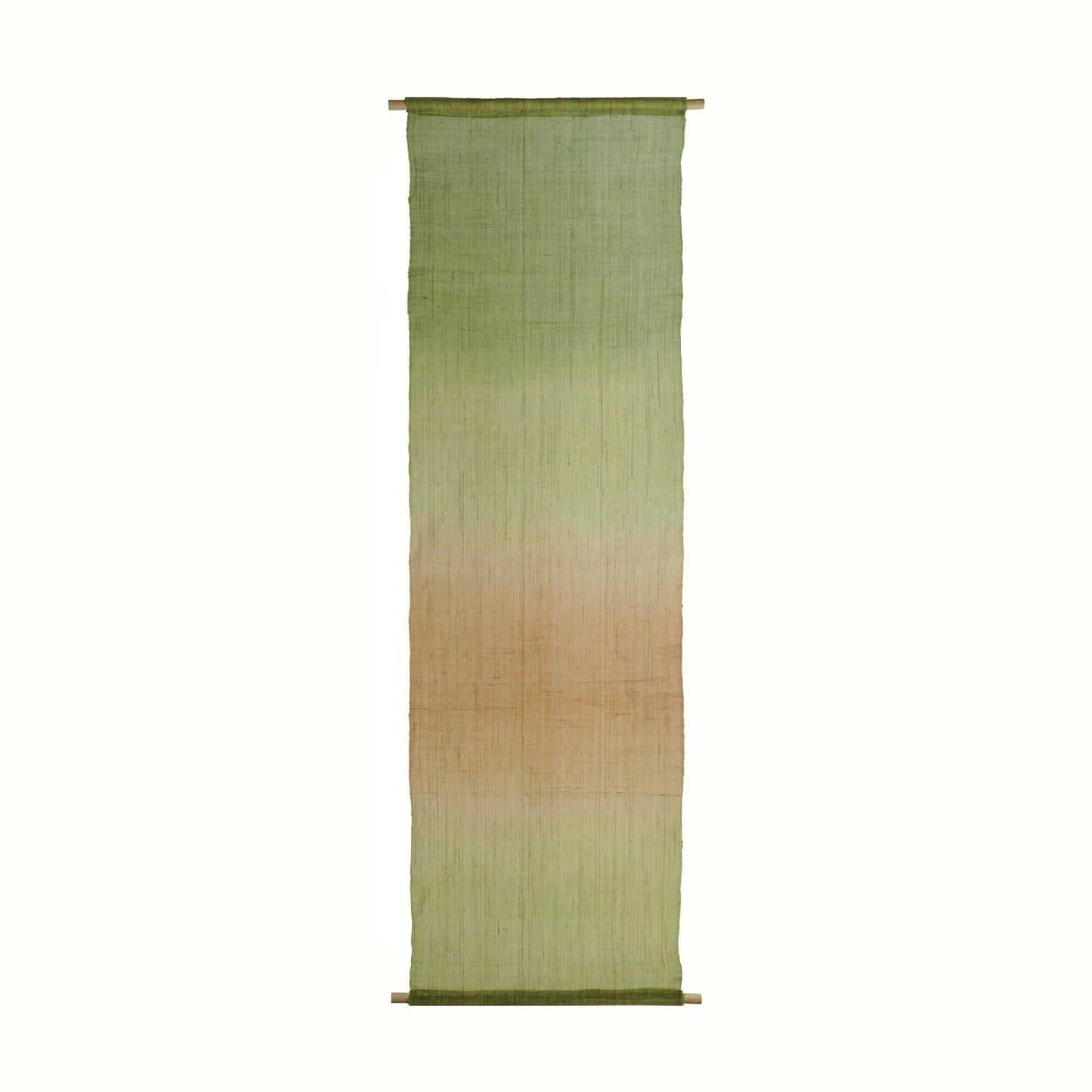 alternate view of Ramie Ombre — Olive Haze in a styled interior