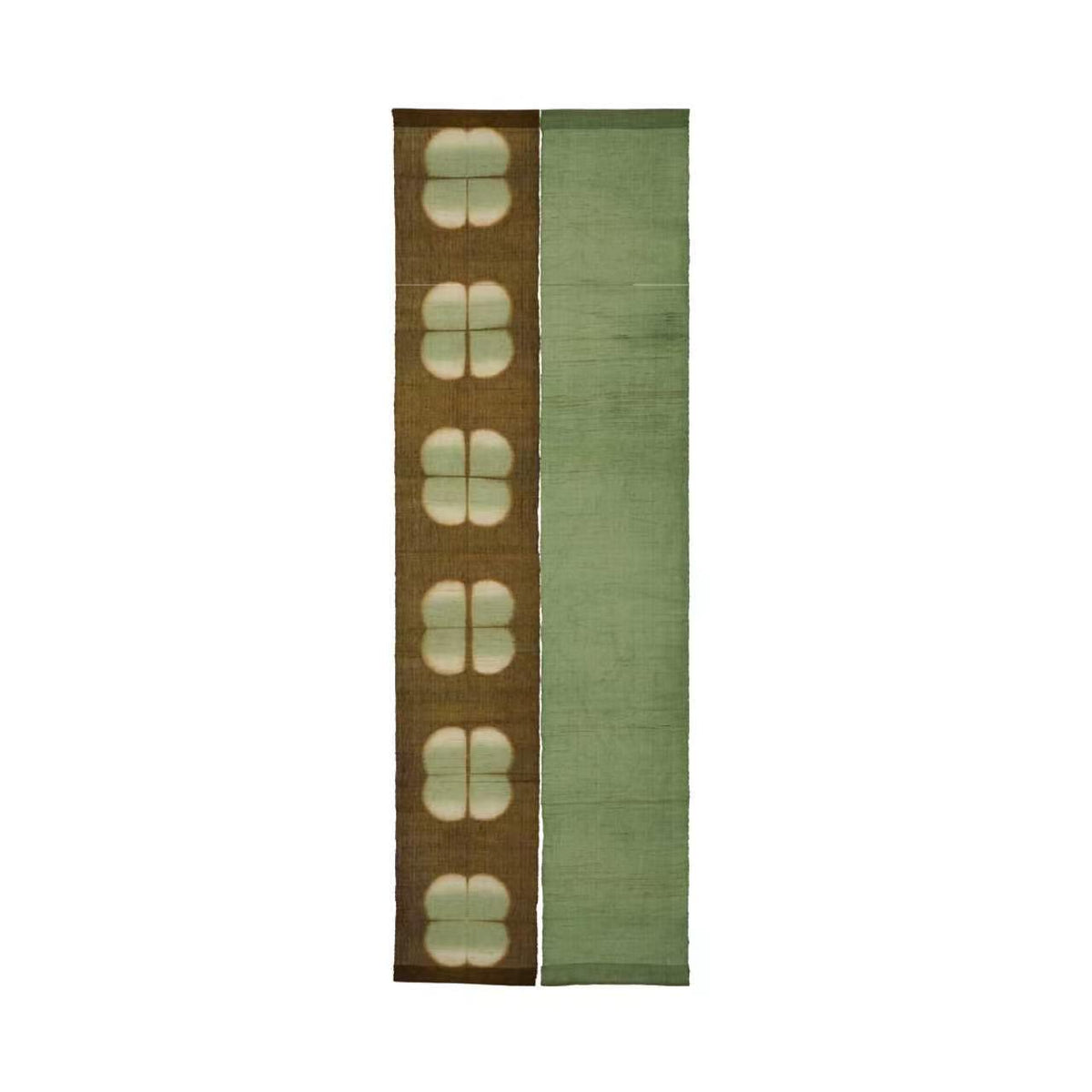 Schmaler Wandbehang aus Ramie – Field Grid