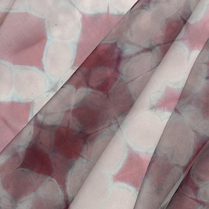 lifestyle scene featuring Organza — Mist Purple as a decorative textile wall