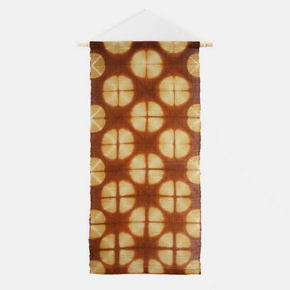 multiple panels of coordinating plant-dyed textiles including Ramie Cloth — Berry