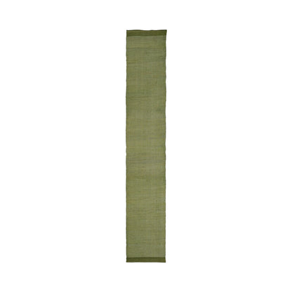Narrow Ramie Wall Hanging — Wine Olive Blossom