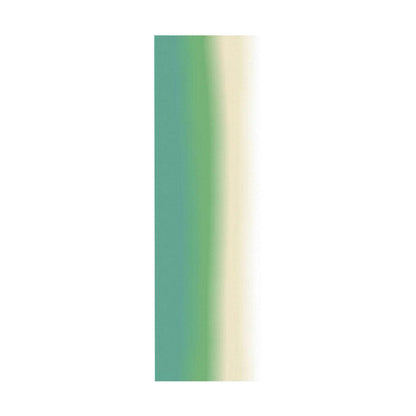room scene featuring Ramie Ombre — Aqua Fade hung by a window or doorway