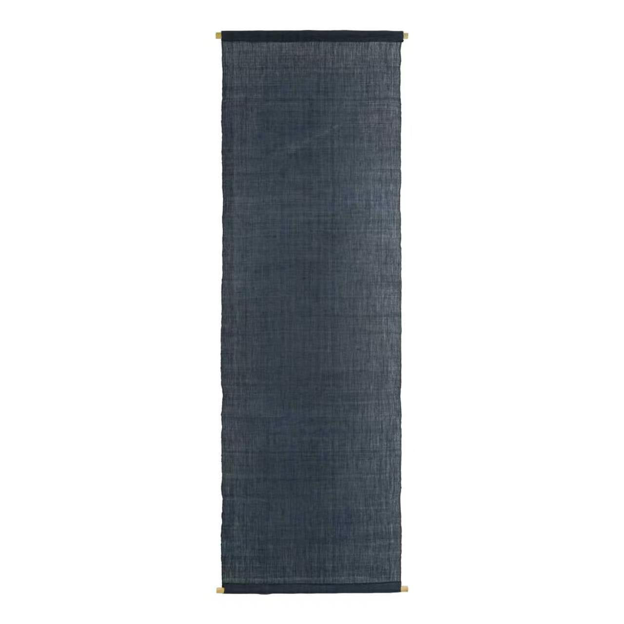 detail view of Ramie Ombre — Plum Grey showing plant-dyed fabric texture