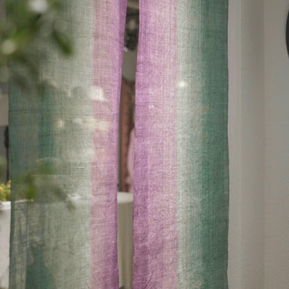 alternate view of Ramie Ombre — Violet Mist in a styled interior