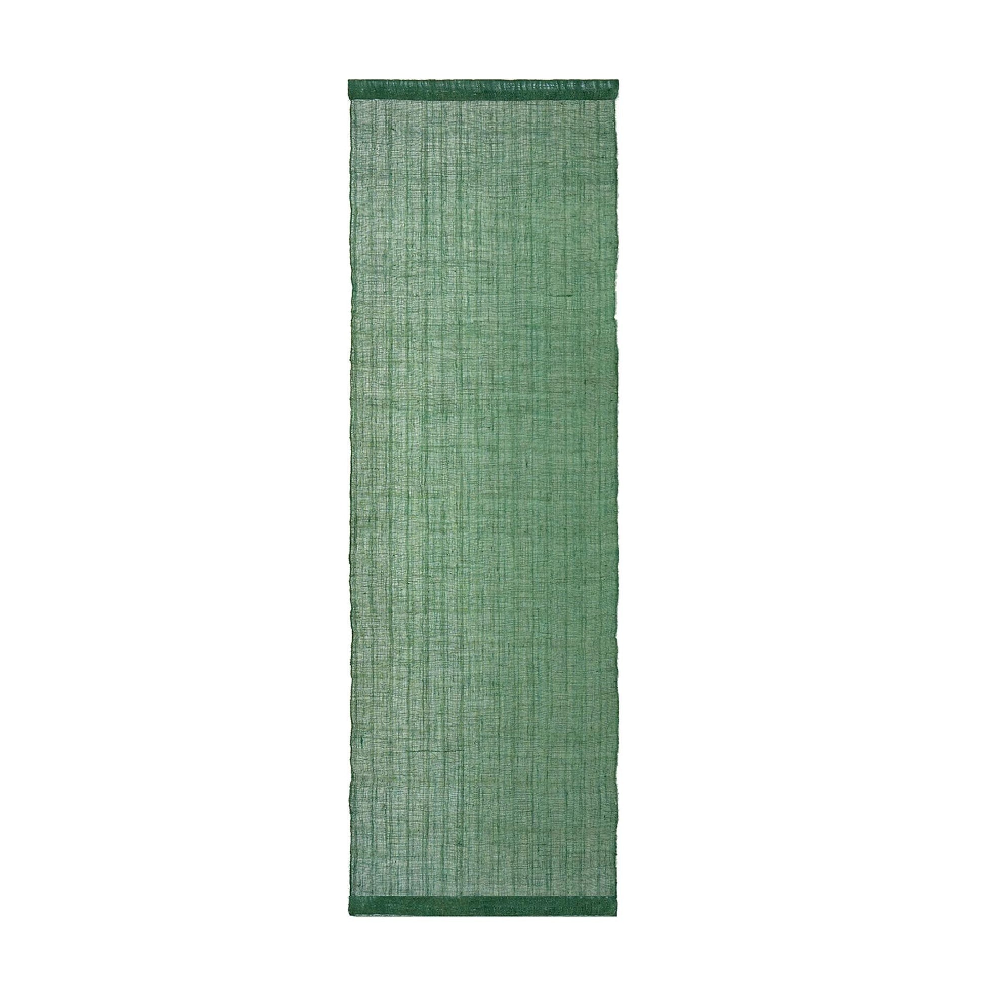 alternate view of Ramie Ombre — Ochre Green in a styled interior