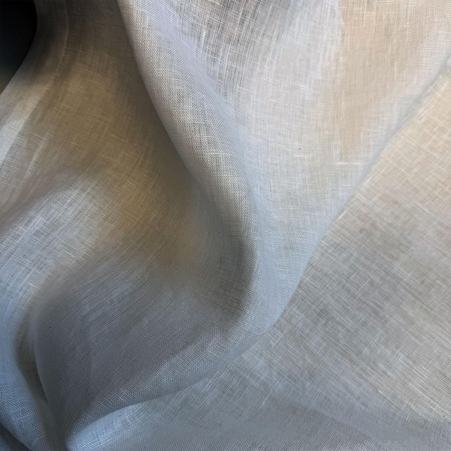 alternate angle of Soft Tone Noren — Ink Grey hanging as a two-panel doorway curtain