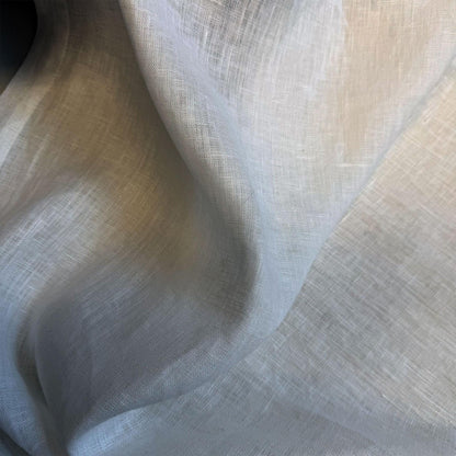 alternate angle of Soft Tone Noren — Ink Grey hanging as a two-panel doorway curtain