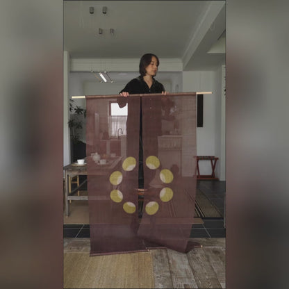 Ramie Cloth Panel — Chestnut Ring